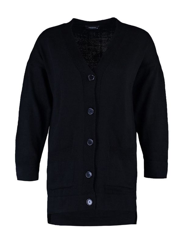 Trendyol Curve Trendyol Curve Kardigan  crna