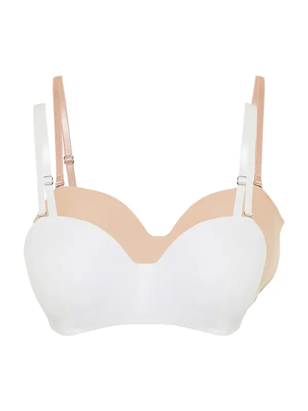 Trendyol Trendyol Grudnjak  nude / bijela