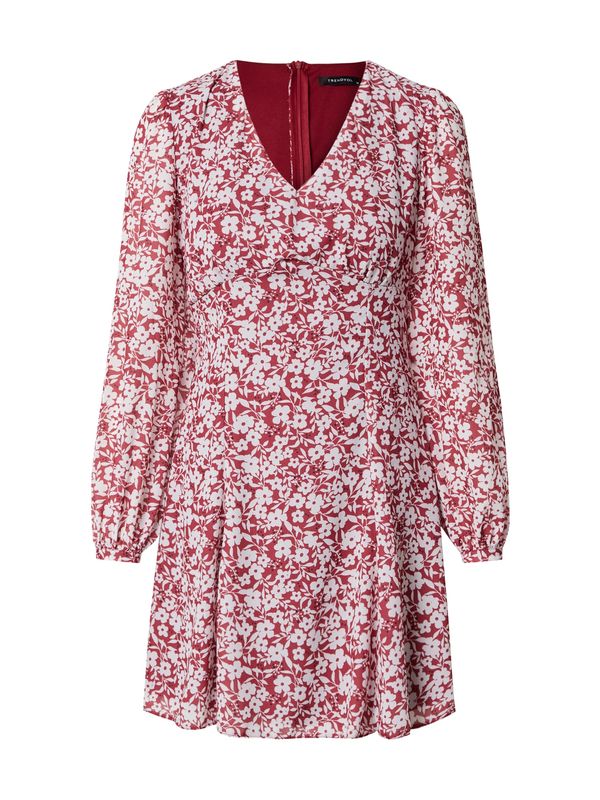 Trendyol Trendyol Haljina  boja vina / bijela