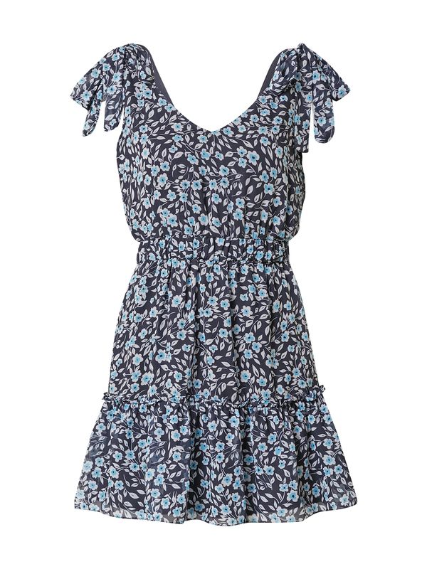 Trendyol Trendyol Haljina  mornarsko plava / tirkiz / bijela