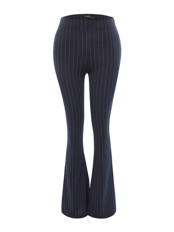 Trendyol Trendyol Hlače  mornarsko plava / bijela