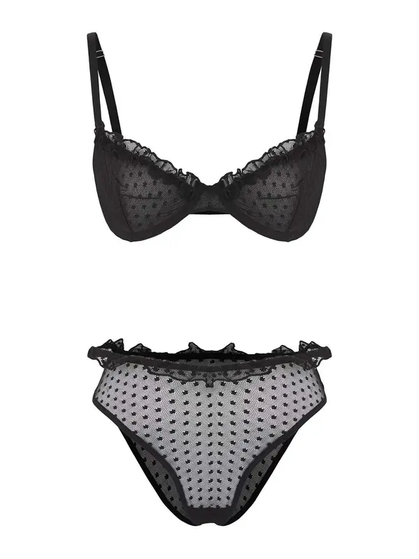 Trendyol Trendyol Kompleti donjeg rublja  crna