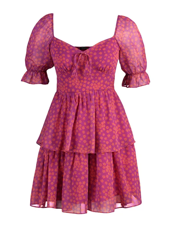Trendyol Trendyol Ljetna haljina  mandarina / magenta