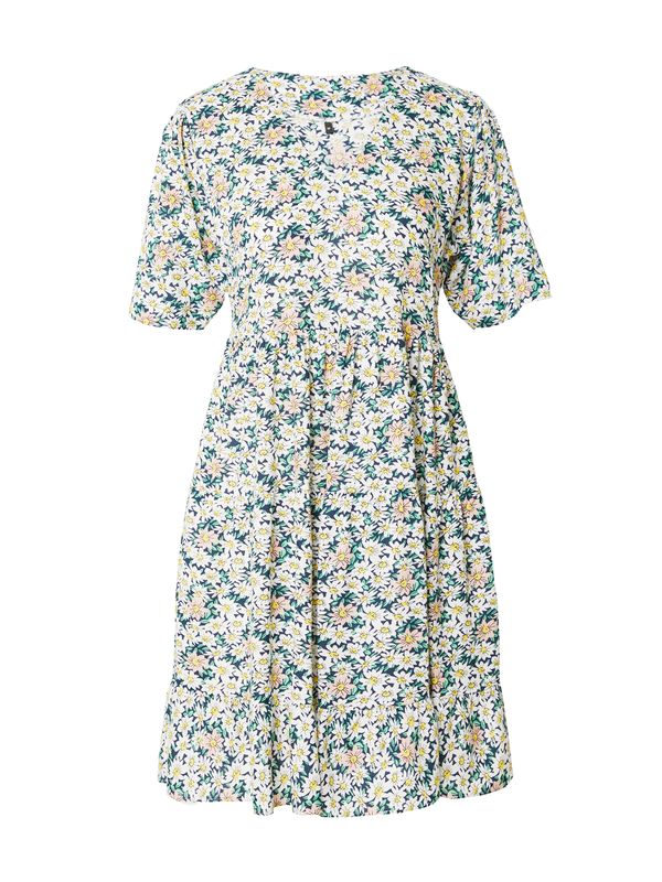 Trendyol Trendyol Ljetna haljina  tamno plava / žuta / menta / bijela