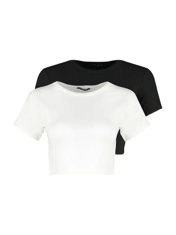 Trendyol Trendyol Majica  crna / bijela