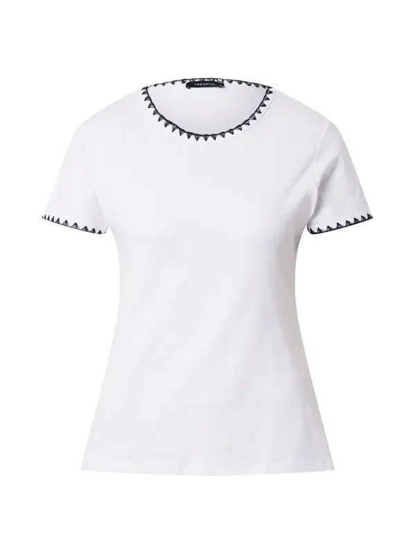 Trendyol Trendyol Majica  crna / bijela