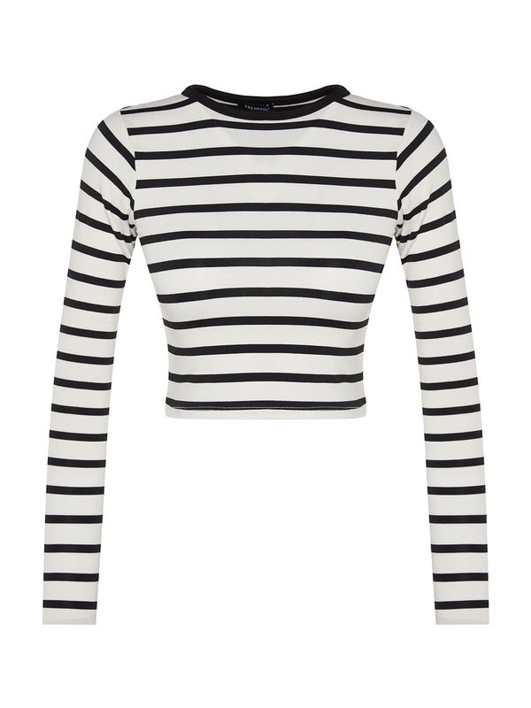 Trendyol Trendyol Majica  crna / bijela