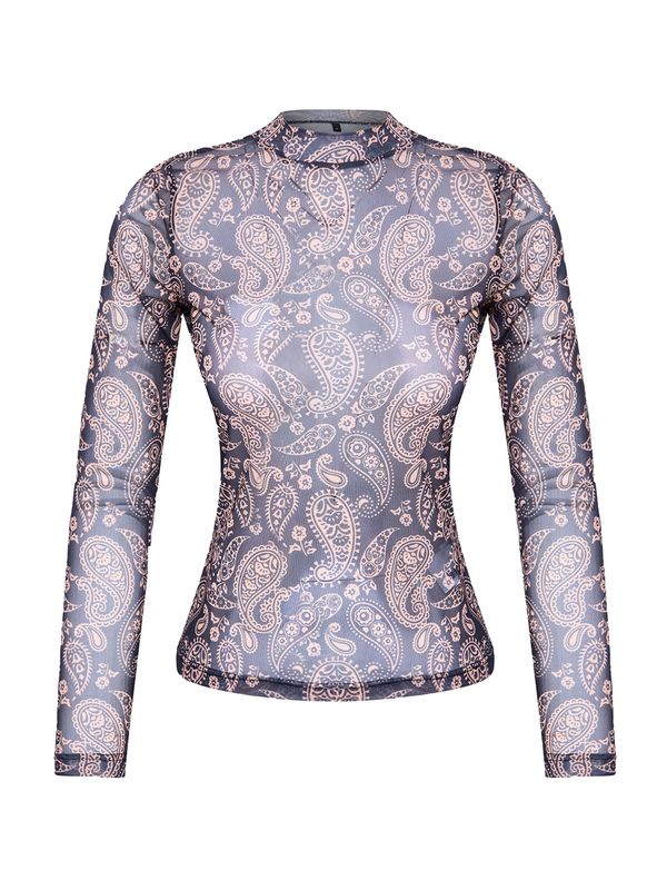 Trendyol Trendyol Majica  morsko plava / pastelno roza