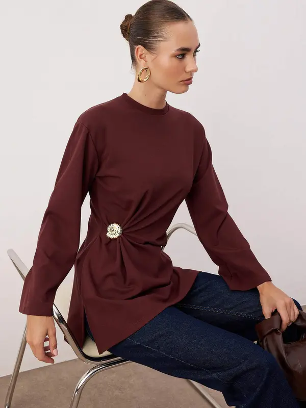 Trendyol Trendyol Majica  rubin crvena