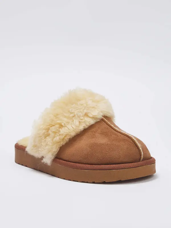 Trendyol Trendyol Papuče  boja devine dlake (camel)