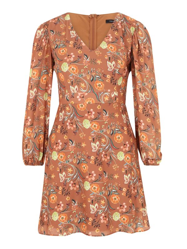 Trendyol Petite Trendyol Petite Haljina  bež / smeđa / zelena / miks boja