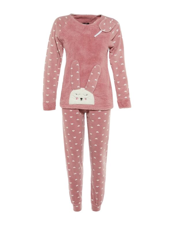 Trendyol Trendyol Pidžama  roza / roza / crna / bijela