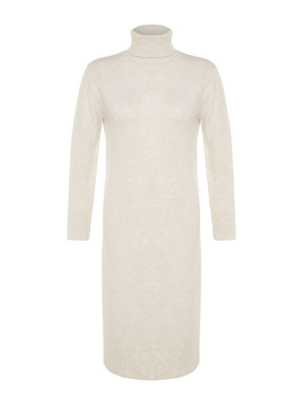 Trendyol Trendyol Pletena haljina  bež siva