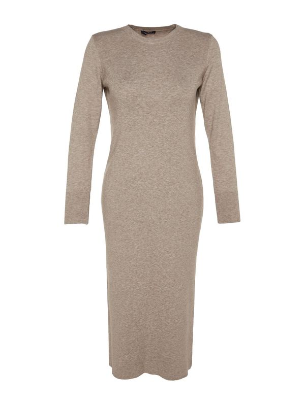 Trendyol Trendyol Pletena haljina  cappuccino
