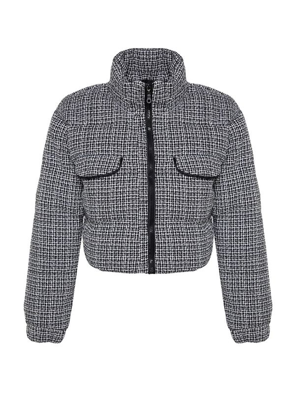 Trendyol Trendyol Prijelazna jakna  crna / bijela