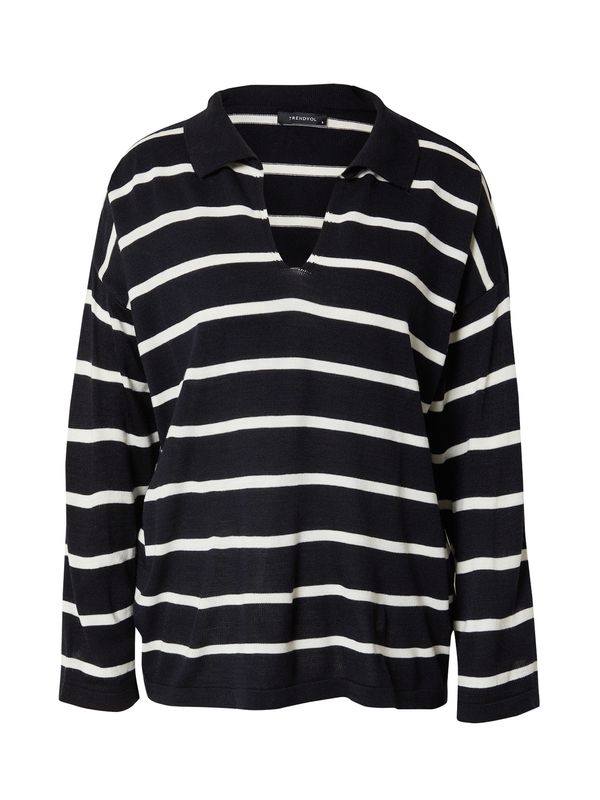 Trendyol Trendyol Pulover  ecru/prljavo bijela / crna