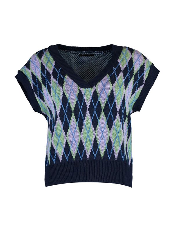 Trendyol Trendyol Pulover  plava / morsko plava / svijetlozelena / lila