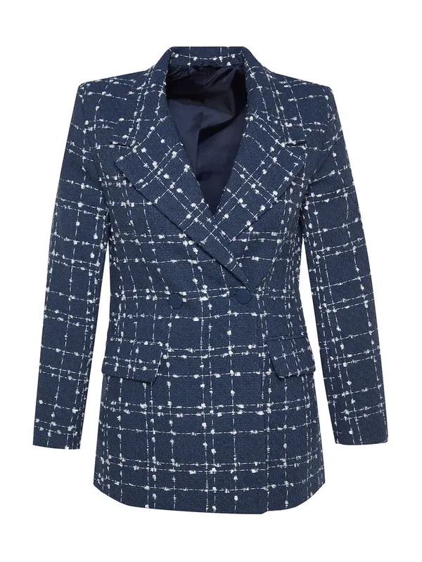 Trendyol Trendyol Sako  indigo / bijela