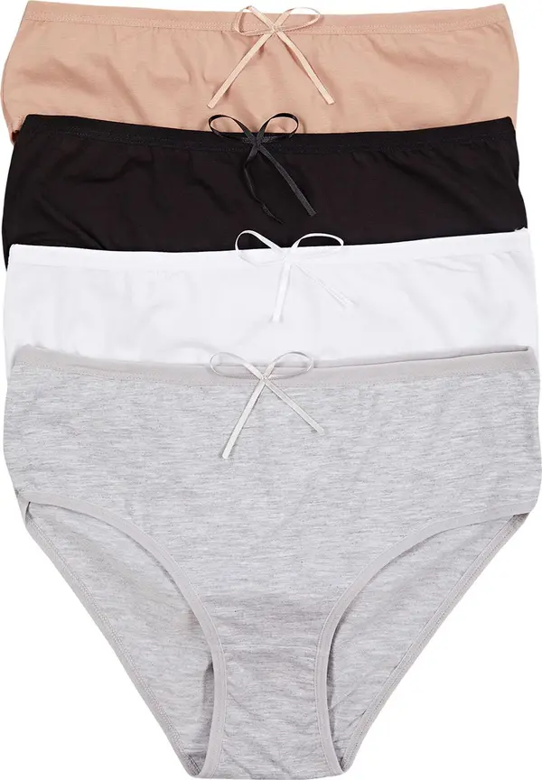 Trendyol Trendyol Slip  nude / siva melange / crna / bijela