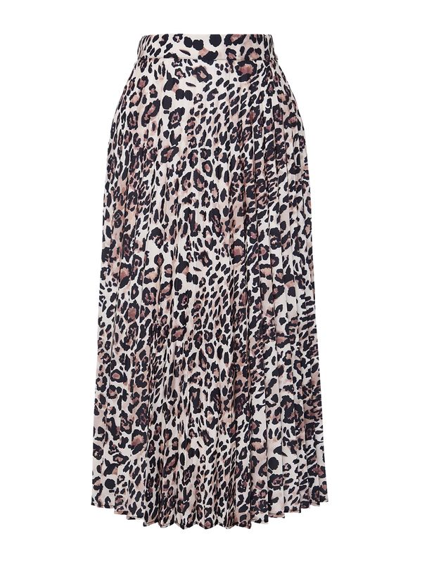 Trendyol Trendyol Suknja  ecru/prljavo bijela / smeđa / crna