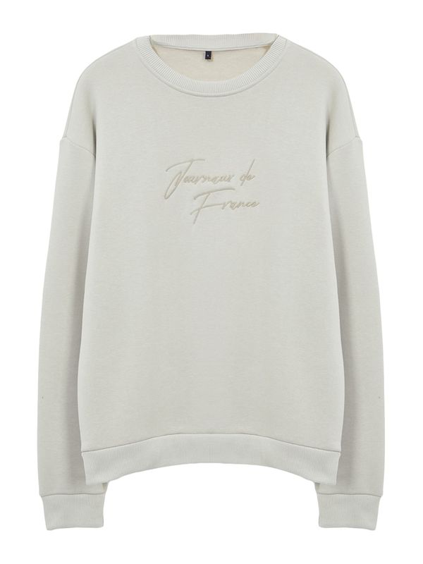 Trendyol Trendyol Sweater majica  bež siva