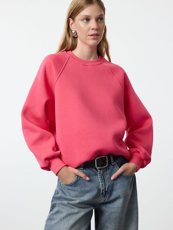 Trendyol Trendyol Sweater majica  roza