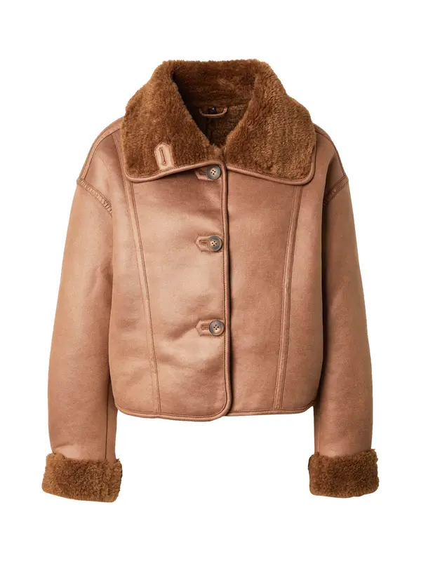 Trendyol Trendyol Zimska jakna  boja devine dlake (camel) / smeđa