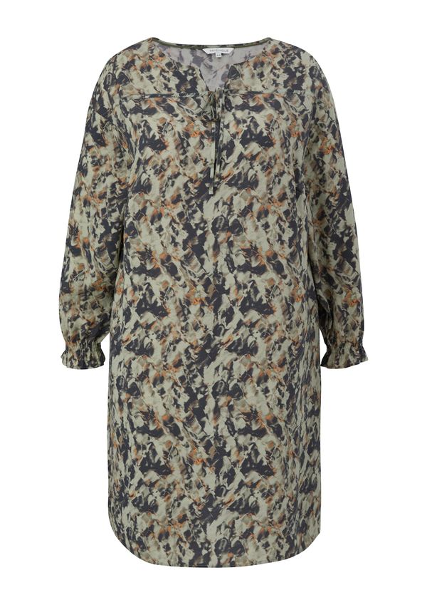 TRIANGLE TRIANGLE Haljina  mornarsko plava / zelena / narančasta