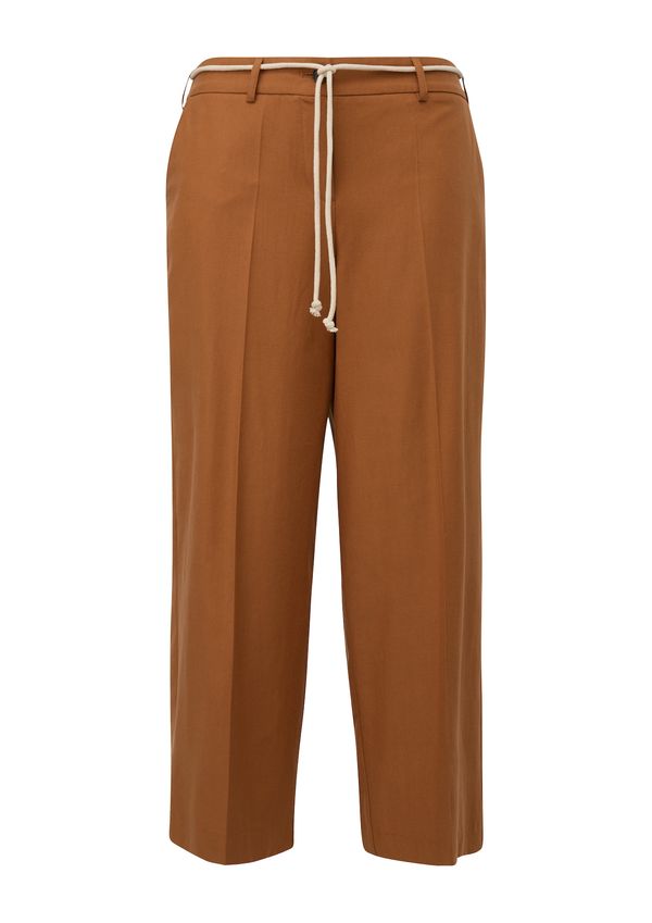 TRIANGLE TRIANGLE Hlače  hrđavo smeđa