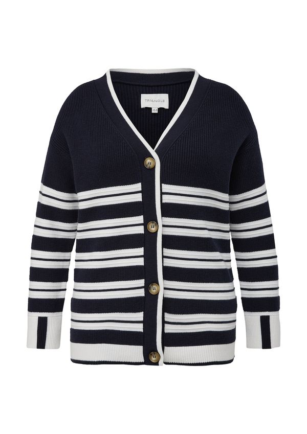 TRIANGLE TRIANGLE Kardigan  mornarsko plava / bijela