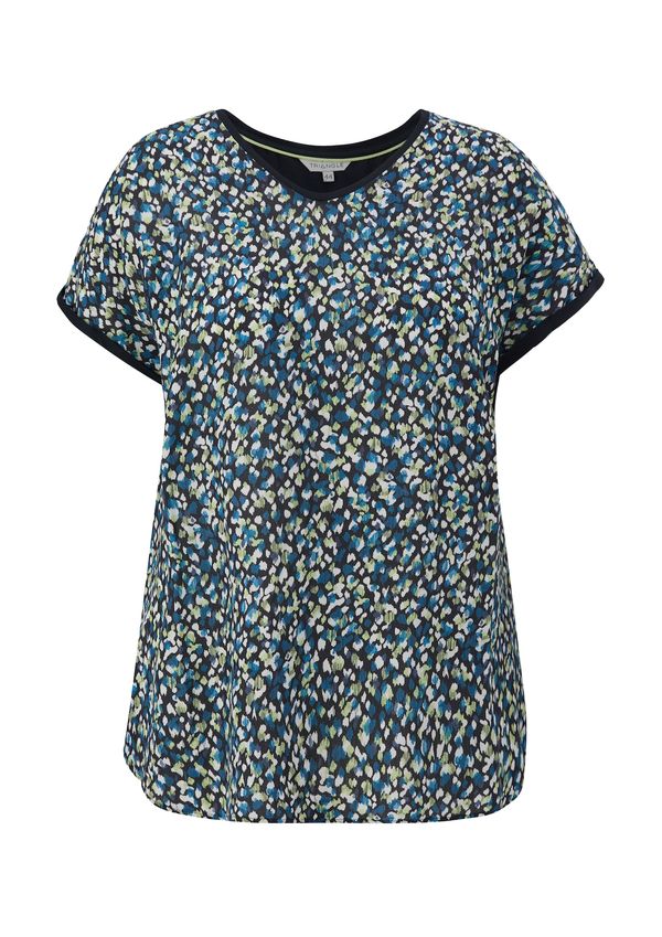 TRIANGLE TRIANGLE Majica  plava / mornarsko plava / zelena / bijela