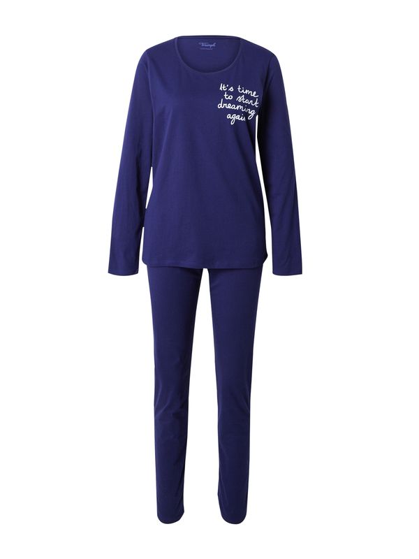 TRIUMPH TRIUMPH Pidžama  crno plava / bijela