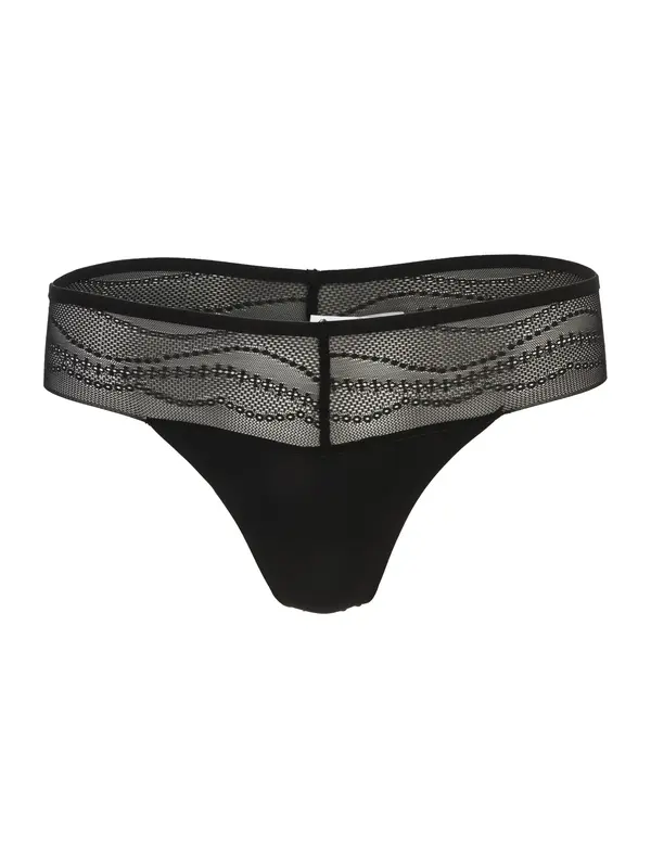 TRIUMPH TRIUMPH Tanga gaćice 'Breathe & Lift Smart'  crna