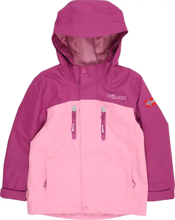 TROLLKIDS TROLLKIDS Outdoor jakna 'Nusfjord'  ljubičasto crvena / roza