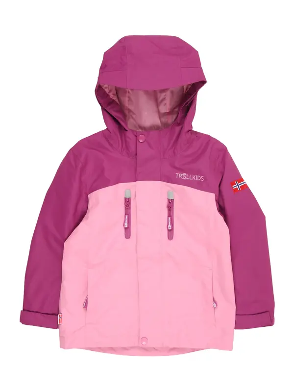 TROLLKIDS TROLLKIDS Outdoor jakna 'Nusfjord'  ljubičasto crvena / roza