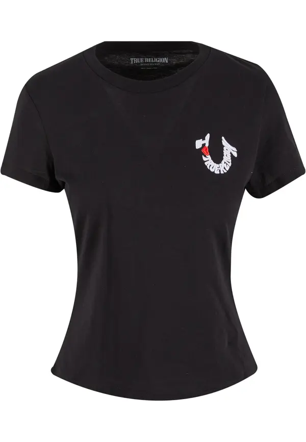 True Religion True Religion Majica  crvena / crna / bijela