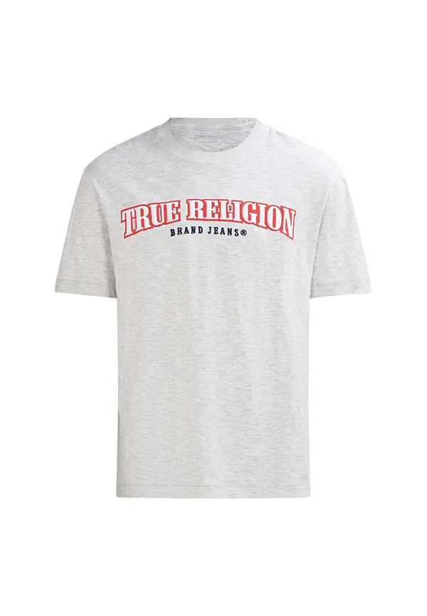 True Religion True Religion Majica  mornarsko plava / svijetlosiva / svijetlo crvena / bijela