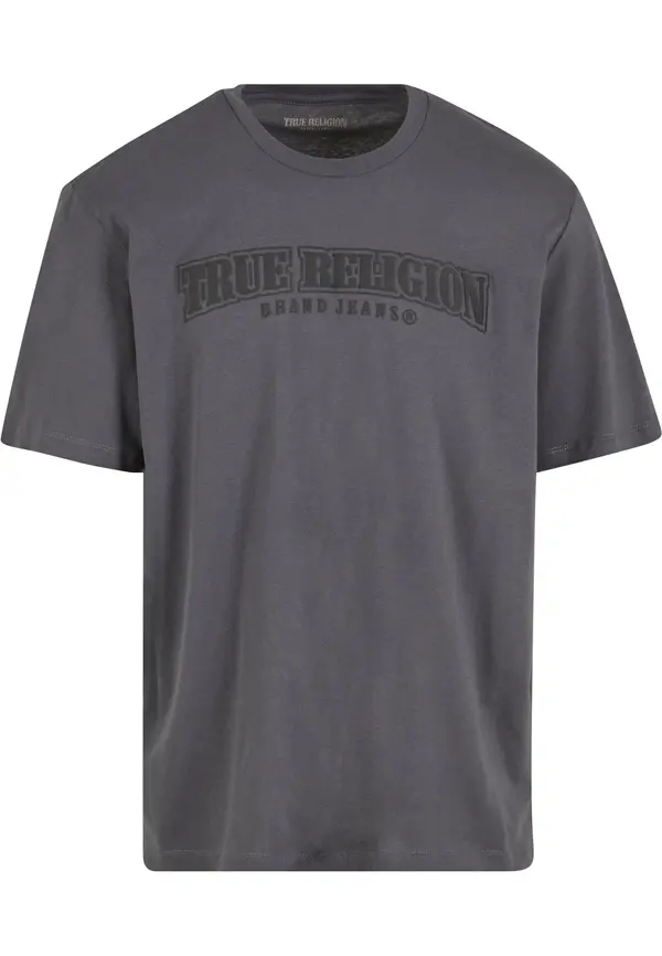 True Religion True Religion Majica 'Nu Brush'  grafit siva / crna