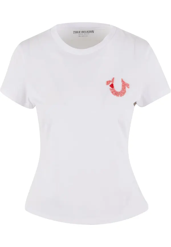 True Religion True Religion Majica  roza / bijela