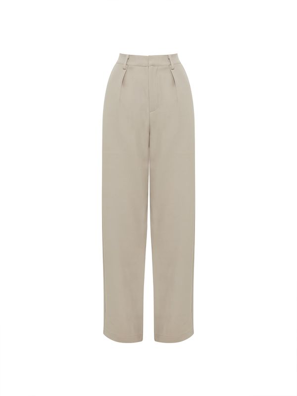 Tussah Tussah Hlače s naborima 'ANGELA'  siva