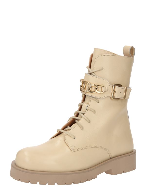 Twinset Twinset Gležnjače na vezanje  sivkasto bež