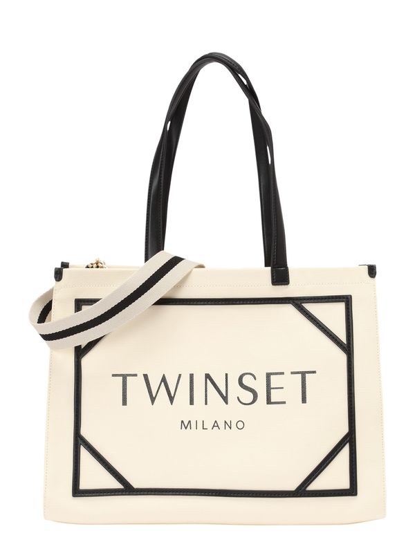 Twinset Twinset Shopper torba  bež / crna