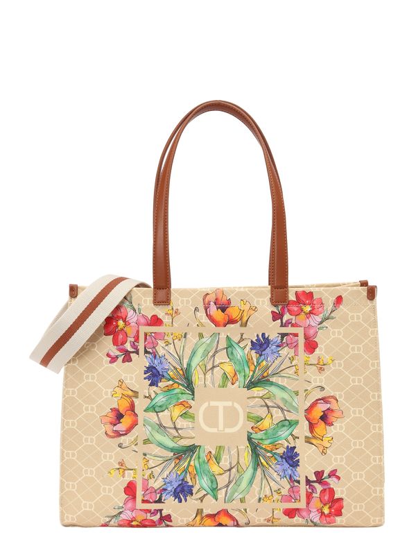 Twinset Twinset Shopper torba  bež / plava / roza / crvena