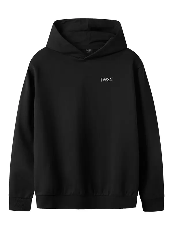 TWO SOON TWO SOON Sweater majica  crna / bijela