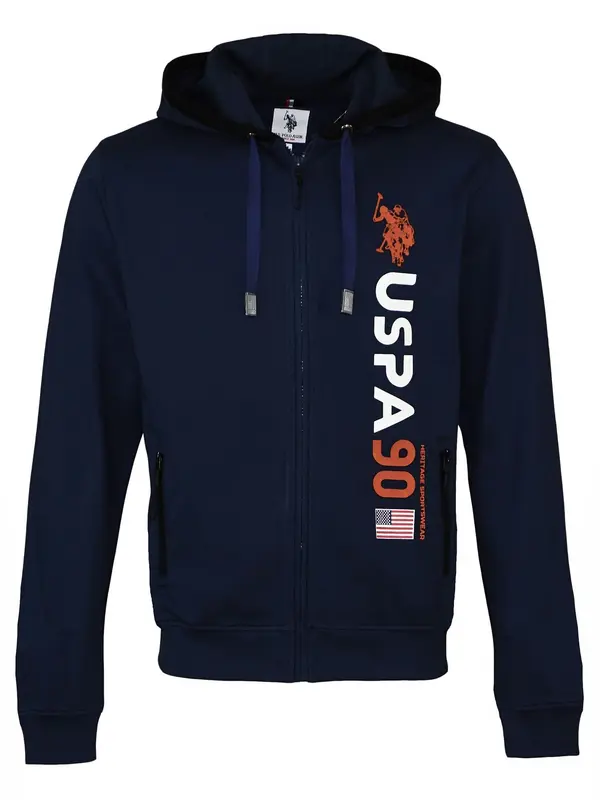 U.S. Polo Assn. U.S. POLO ASSN. Gornji dio trenirke  tamno plava / crvena / bijela