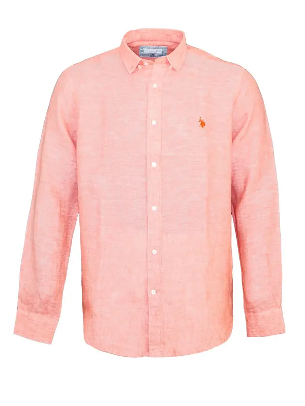 U.S. Polo Assn. U.S. POLO ASSN. Košulja  roza melange