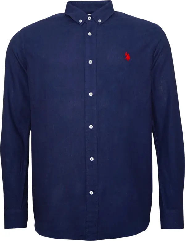 U.S. Polo Assn. U.S. POLO ASSN. Košulja  tamno plava / krvavo crvena
