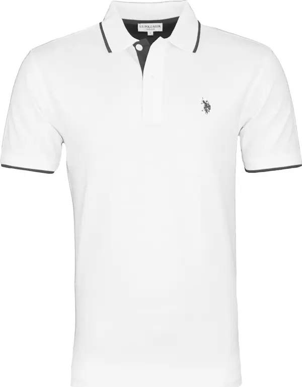 U.S. Polo Assn. U.S. POLO ASSN. Majica  crna / bijela