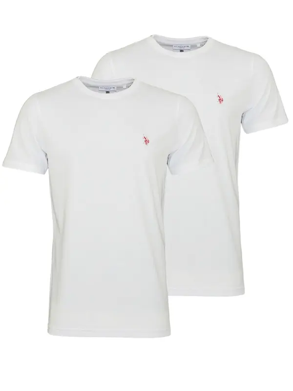 U.S. Polo Assn. U.S. POLO ASSN. Majica  crvena / bijela