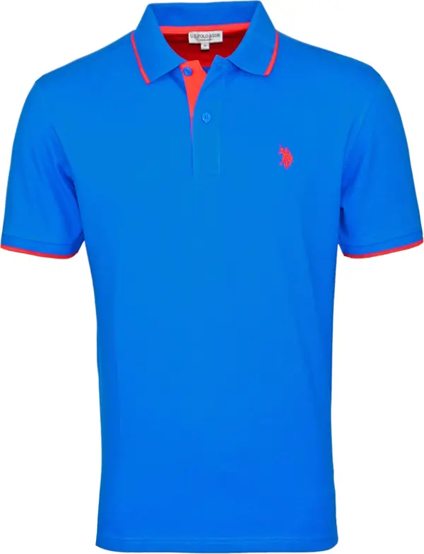U.S. Polo Assn. U.S. POLO ASSN. Majica  kraljevsko plava / crvena